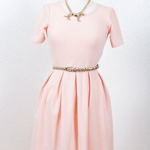 LuLa Roe light pink Amelia dress